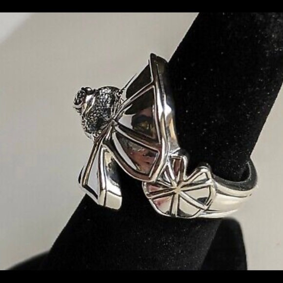 Barry Kieselestein Cord Frog Lily Pad ring 8g Sterling Silver - Picture 5 of 5